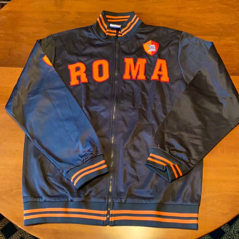 ROMA SPORT black polyester baseball style Jacket Coat